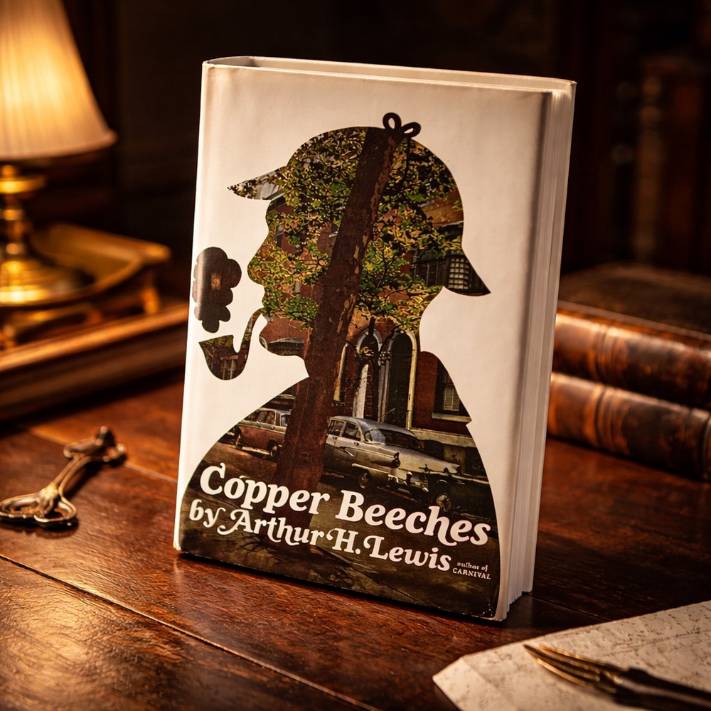 Estate Copper Beeches Book with White Cover